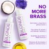 imageNO MORE BRASS Purple Shampoo And Conditioner Set 2 x 169 Fl Oz SULFATE FREE Purple Shampoo For Blondes And Conditioner Set To Eliminate Yellow Brassy Tones