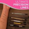 imageNYK1 Angled Eyebrow Brush And Spoolie Combo Precision Applicator Eyelash Brush And Brow Brushes For Eyebrows Grooming ampamp Defining  Dual Ended Eyebrow Spoolie For Filling ampamp Shaping Brows and Lashes