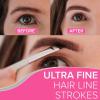 imageNYK1 Angled Eyebrow Brush And Spoolie Combo Precision Applicator Eyelash Brush And Brow Brushes For Eyebrows Grooming ampamp Defining  Dual Ended Eyebrow Spoolie For Filling ampamp Shaping Brows and Lashes
