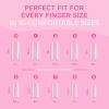 imageNYK1 Clear Nail Tips Coffin 500 PCS  10 Sizes Easy Blend No C Curve Nail Tips For Strong Flexible Gel Nail Tips Acrylic Nails  Coffin Nails Tips For All Gels And Nail Extensions