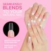 imageNYK1 Clear Nail Tips Coffin 500 PCS  10 Sizes Easy Blend No C Curve Nail Tips For Strong Flexible Gel Nail Tips Acrylic Nails  Coffin Nails Tips For All Gels And Nail Extensions