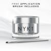 imageNYK1 Nail Force Power Builder Nail Gel with Nailac Base Coat and Top Coat Gel Nail Polish  Salon Quality Nail Repair and Clear Soak Off UV GelNYK1 Nail Force with Brush