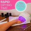 imageNYK1 Nailac Professional Base Coat and Top Coat Clear Gel Nail Polish  Salon Quality Soak Off LED and UV Nail Gel  Shellac Compatible Pack of 2 10ml