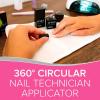 imageNYK1 Nailac Professional Base Coat and Top Coat Clear Gel Nail Polish  Salon Quality Soak Off LED and UV Nail Gel  Shellac Compatible Pack of 2 10ml