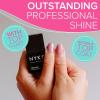 imageNYK1 Nailac Professional Base Coat and Top Coat Clear Gel Nail Polish  Salon Quality Soak Off LED and UV Nail Gel  Shellac Compatible Pack of 2 10ml