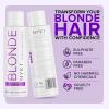 imageNYK1 Purple Conditioner for Blonde Hair 500ml SULFATE FREE Silver Conditioner to Neutralize Bleached Grey ampamp Brassy Yellow Tones  Moisturizing Platinum Blonde Conditioners For Soft ampamp Shiny Hair