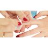 imageNYK1 Soak Off Finger Bowl Dishes For Shellac Gel and Acrylic Nails With 200 Square Lint Free Cotton Wool Pads Nail Wipes Scrub Effect Fill The Trays With Acetone Remover To Remove Gel Nail Polish