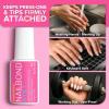 imageSuper Strong Nail Glue for Press On Nails Nail Tips ampamp Acrylic Nails 8ml NYK1 NailBond Brush On Glue for Press Ons Tips ampamp Acrylics  Long Lasting Maximum Strength MessFree Application