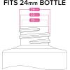imageUniversal Professional Shampoo Bottle Dispenser 200ml  750ml for Bottles with 24mm Neck Adjustable Length Lotion Dispenser  Dispenses a 2ml Dose