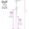 imageUniversal Professional Shampoo Bottle Dispenser 200ml  750ml for Bottles with 24mm Neck Adjustable Length Lotion Dispenser  Dispenses a 2ml Dose
