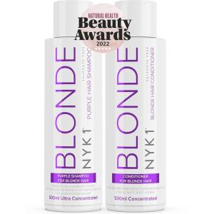 imagePurple Shampoo And Conditioner Set 500ml x2 NYK1 SULFATE FREE Blonde Shampoo And Conditioner Purple Shampoo For Blonde Hair  Best Purple Shampoo For Grey Hair Purple Conditioner For Blonde Hair Set