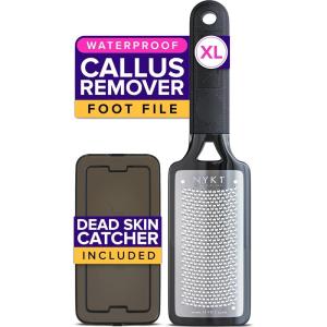 imageRUSTPROOF Foot File Callus Remover for Feet with Skin Catcher XL Size NYK1 MEGAFILE Foot Callus Remover for Wet ampamp Dry Use  HighPerformance Feet Scrubber with Textured Grip for NonSlip Control