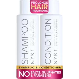 imageSALT SULFATE FREE SHAMPOO for Color Treated Hair 17 Fl Oz  500ml Best Aftercare for Extensions Unisex Keratin Kit Treatment Straightening Fix Damaged After Care Paraben FreeSHAMPOO  CONDITIONER  Salt  Sulfate Free
