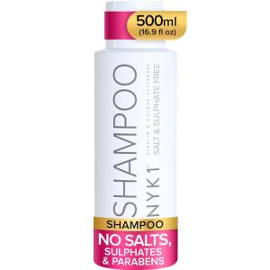 imageSALT SULFATE FREE SHAMPOO for Color Treated Hair 17 Fl Oz  500ml Best Aftercare for Extensions Unisex Keratin Kit Treatment Straightening Fix Damaged After Care Paraben FreeSHAMPOO  Salt  Sulfate Free 17 Oz